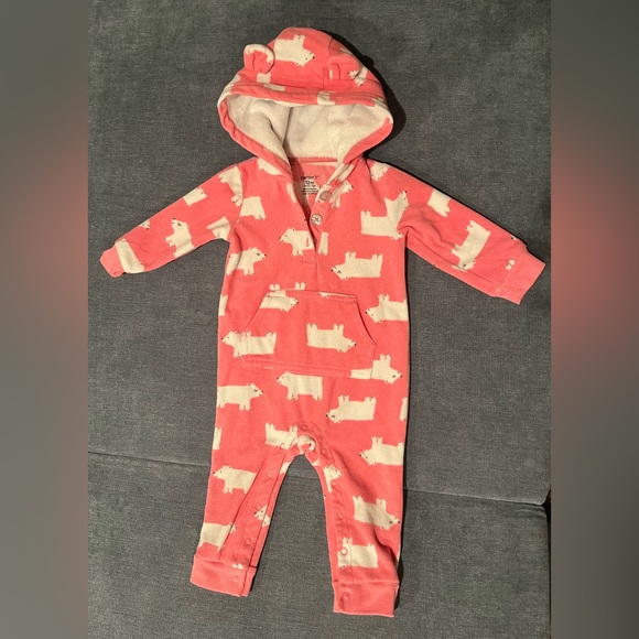 Carter’s Baby Girl’s Rompers - Picture 6 of 9